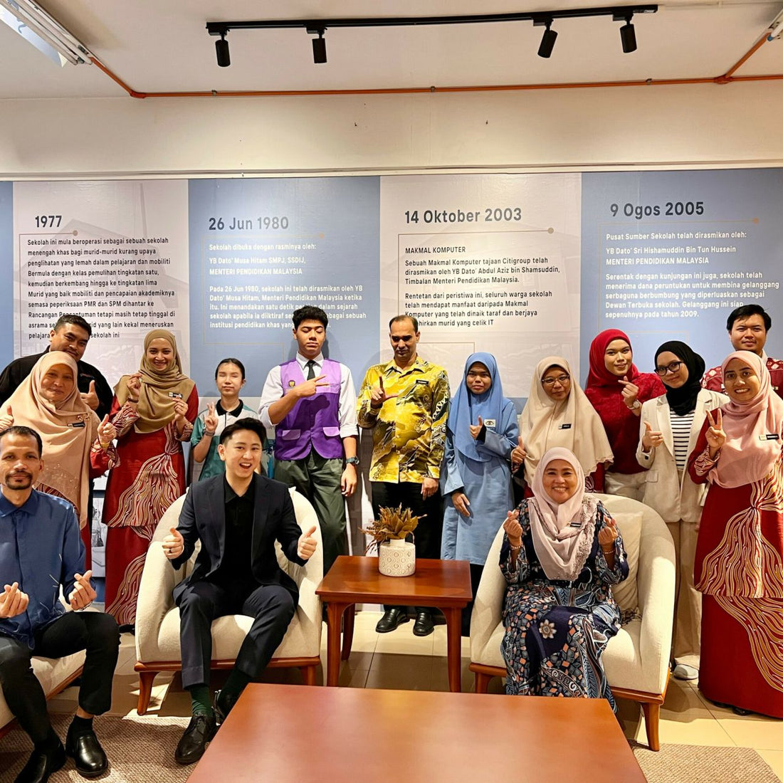 RM10,000 Furniture Donation for SMK Pendidikan Khas Setapak’s Heritage Gallery