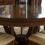 The BELVOIR Round Pedestal Dining Concept
