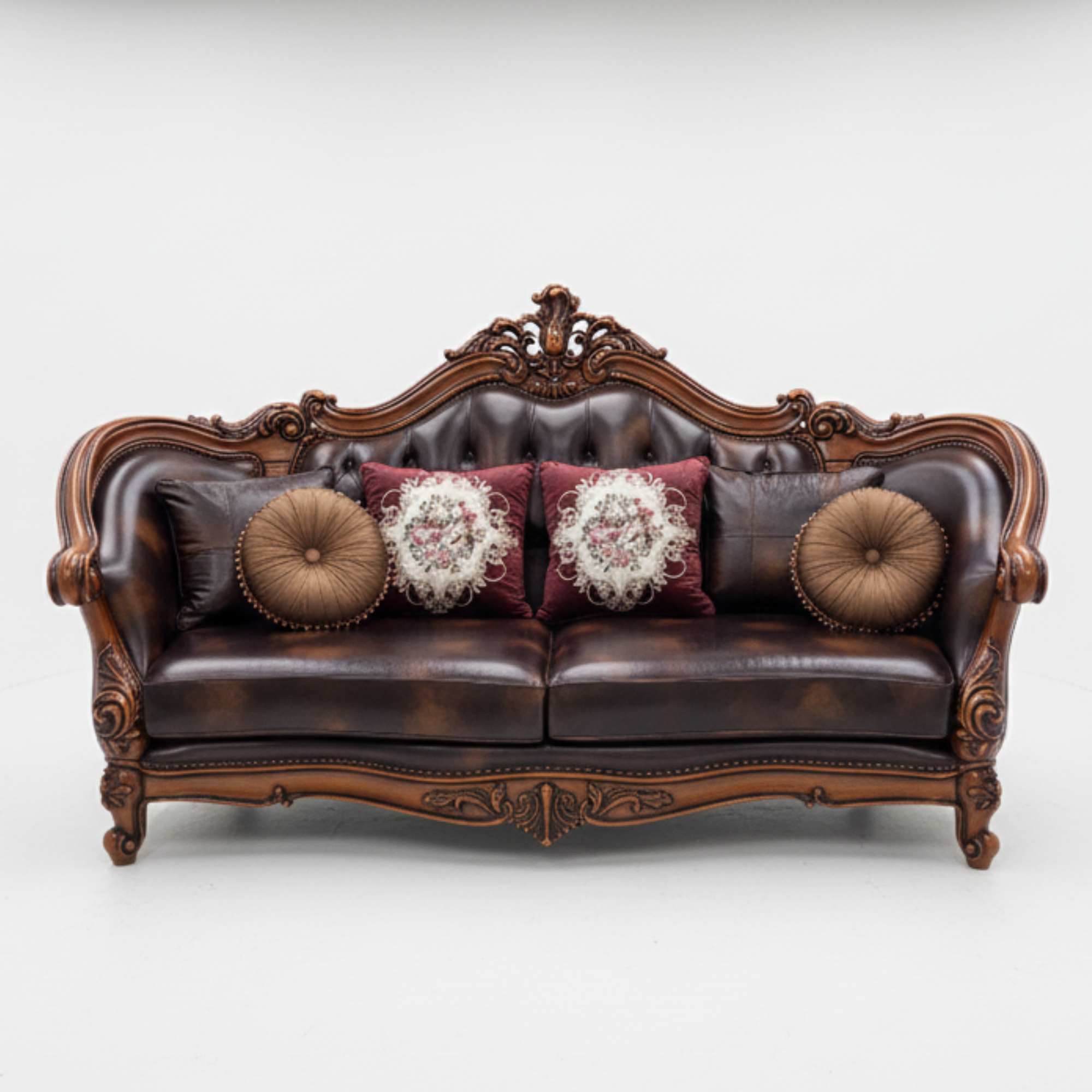 The IMPERIAL Leather Sofa Set