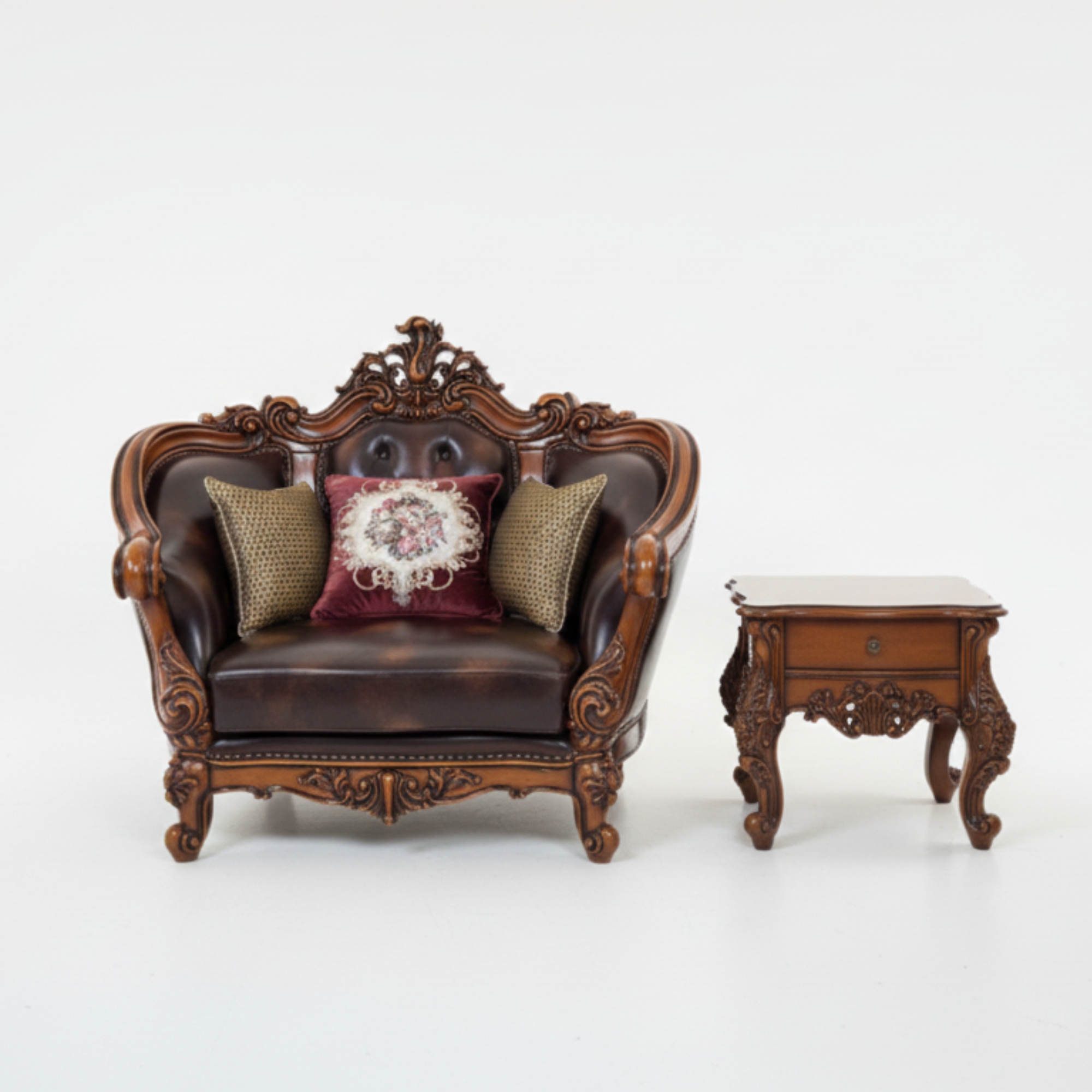 The IMPERIAL Leather Sofa Set