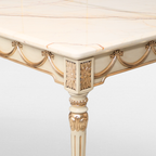 The ALEXANDRA 6 Seater Marble Dining Set