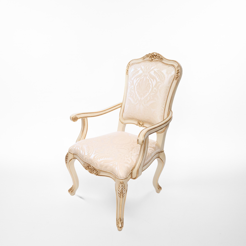 The ALEXANDRA 6 Seater Marble Dining Set