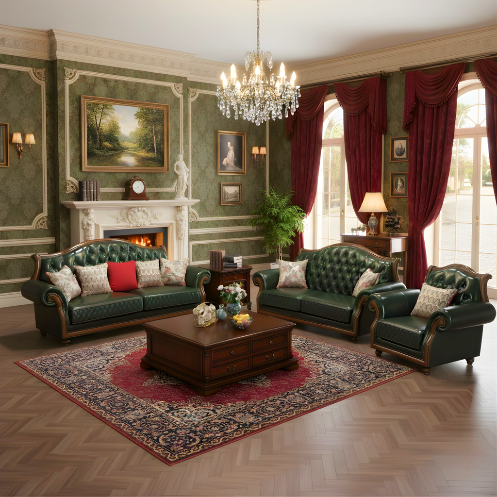 The CANTERBURY Chesterfield Sofa Set
