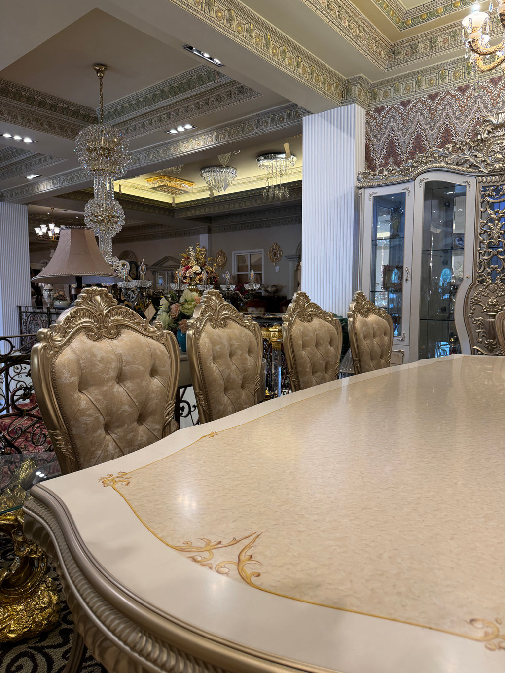 The BAROCCI 8 to 10 Seater Dining Set