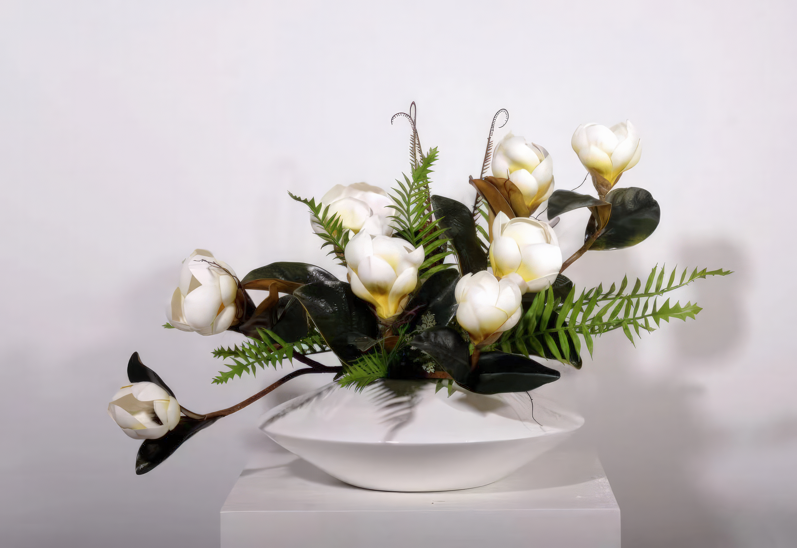 "Clarissa" Floral Arrangement in White Vase