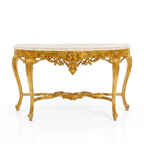 ANASTASIA Marble Console Table with Mirror