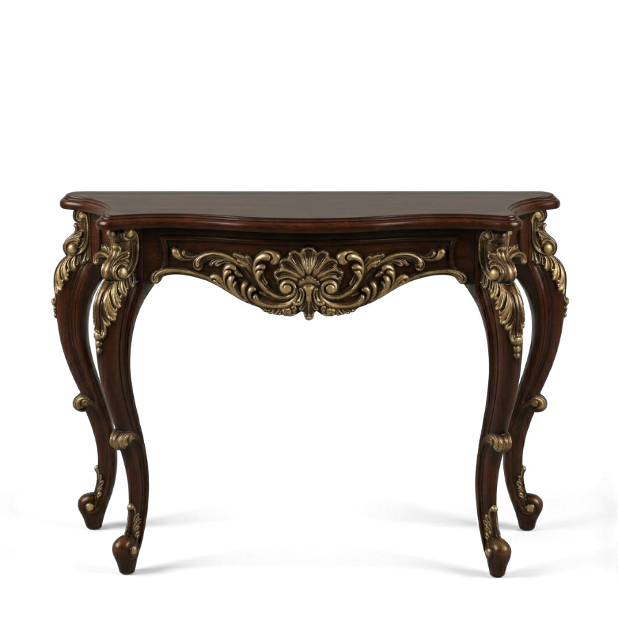 CORSINI Marble Console Table with Mirror
