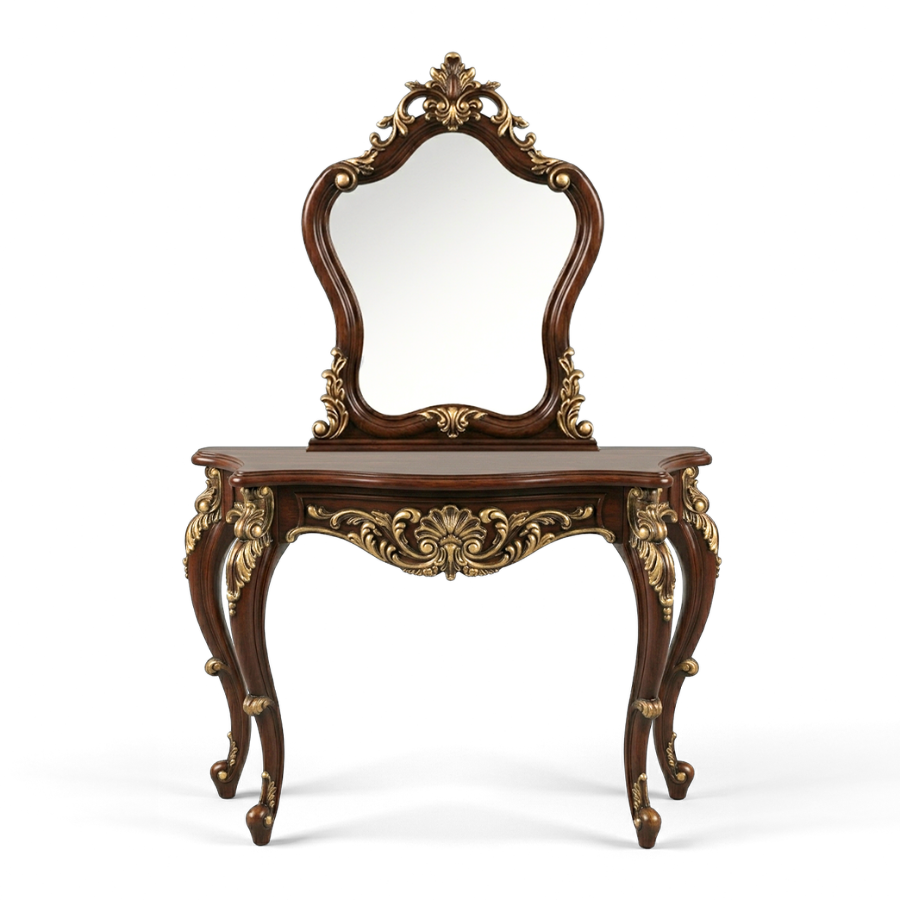 CORSINI Marble Console Table with Mirror