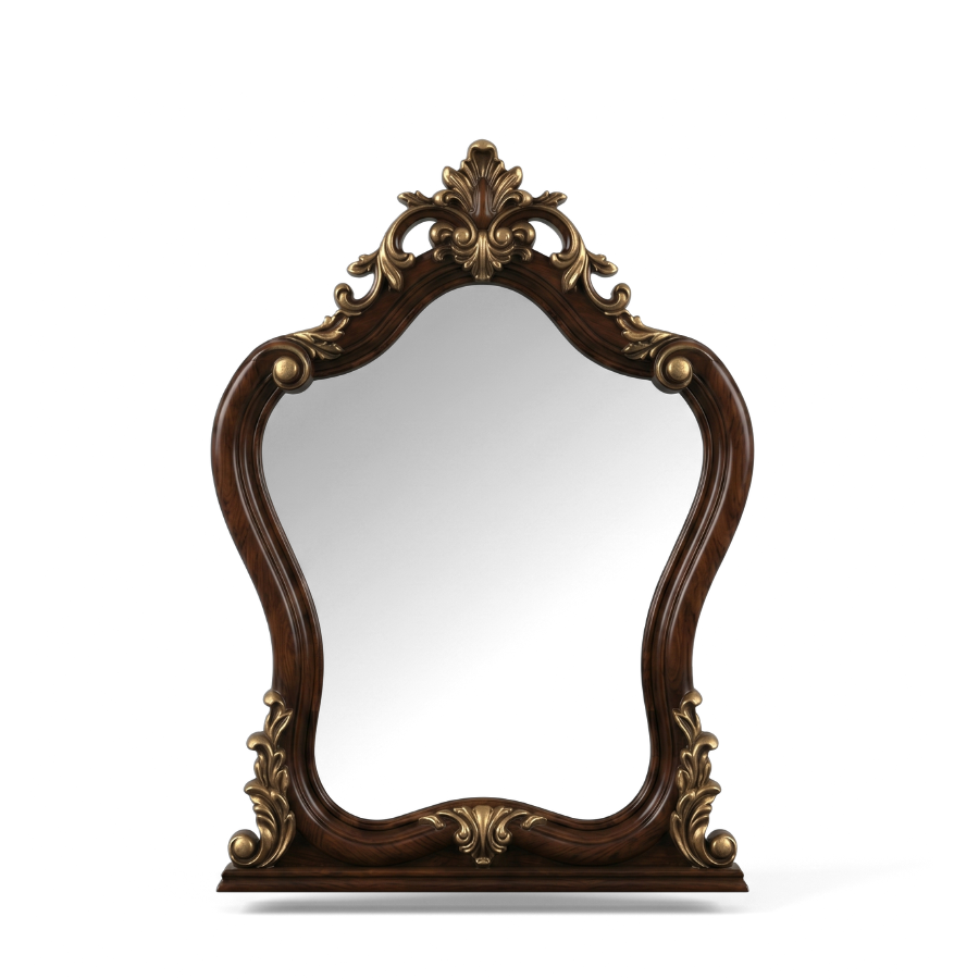 CORSINI Marble Console Table with Mirror