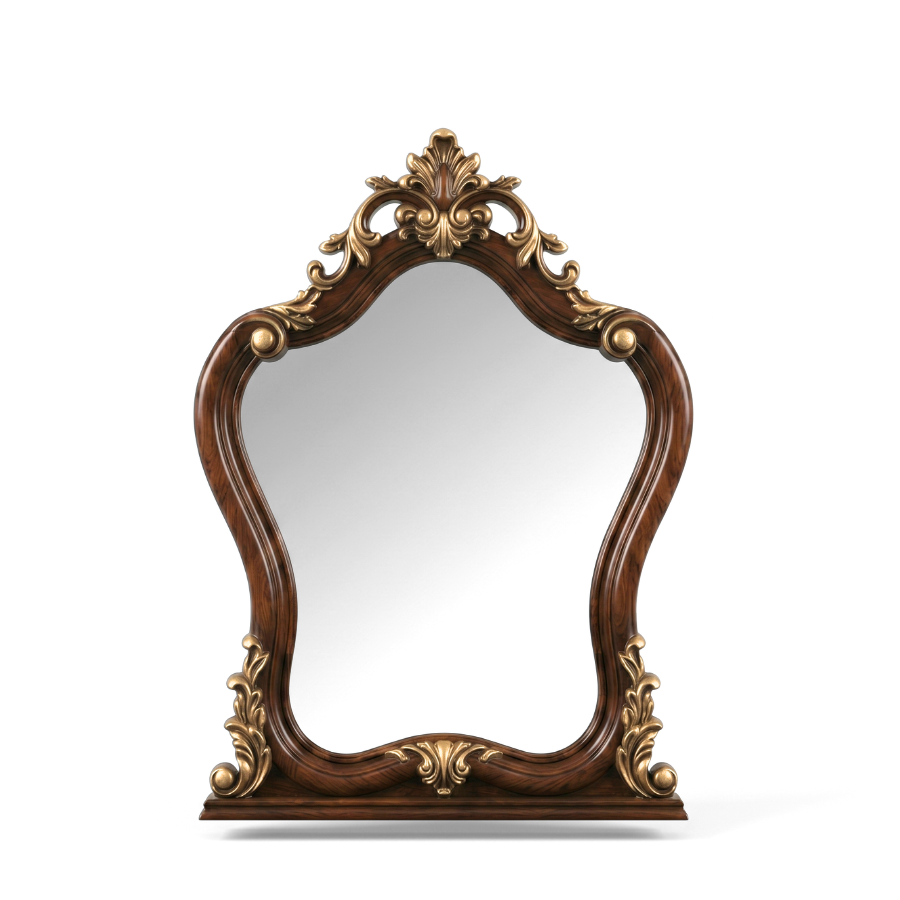 CORSINI Marble Console Table with Mirror