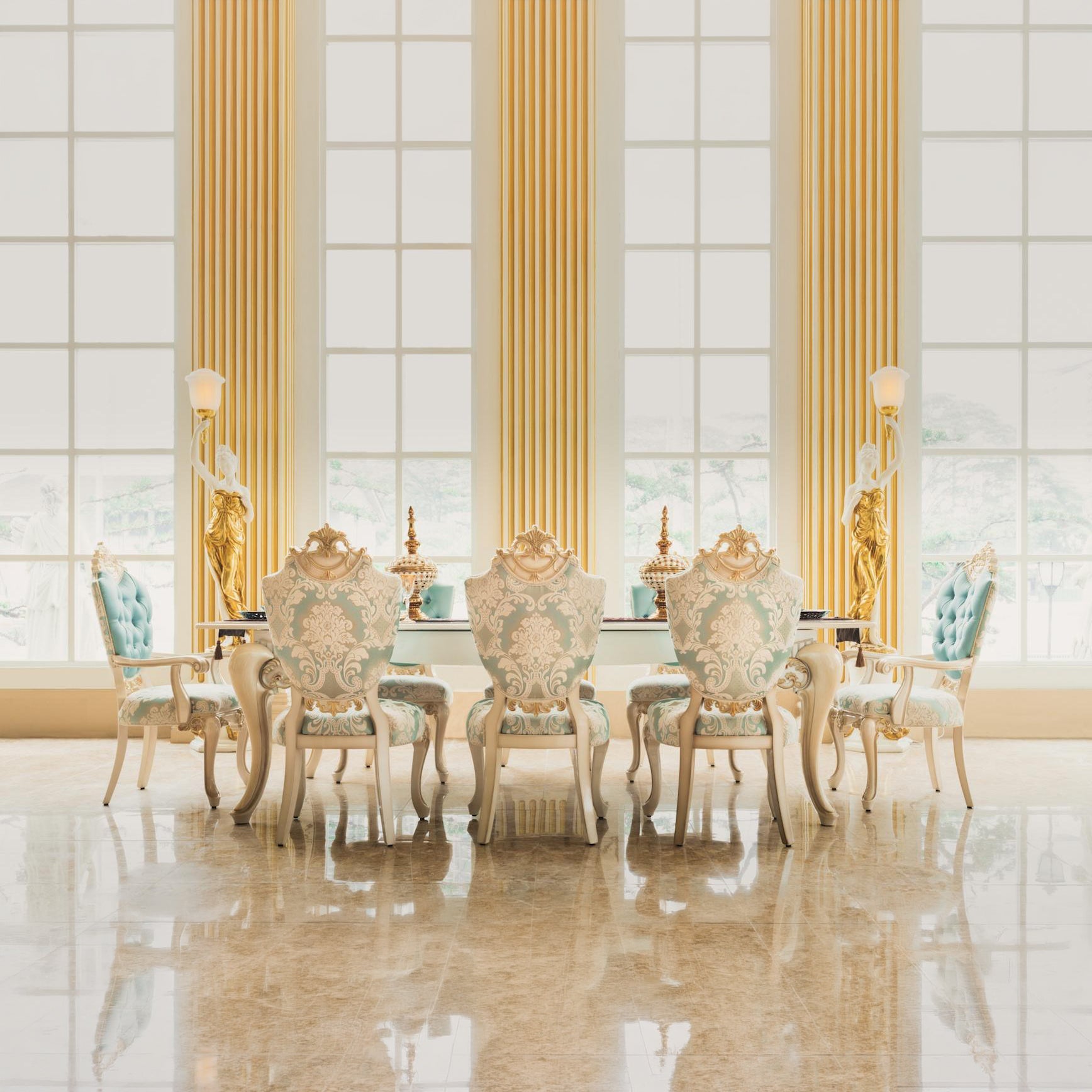 The DIANA 8 Seater Dining Set
