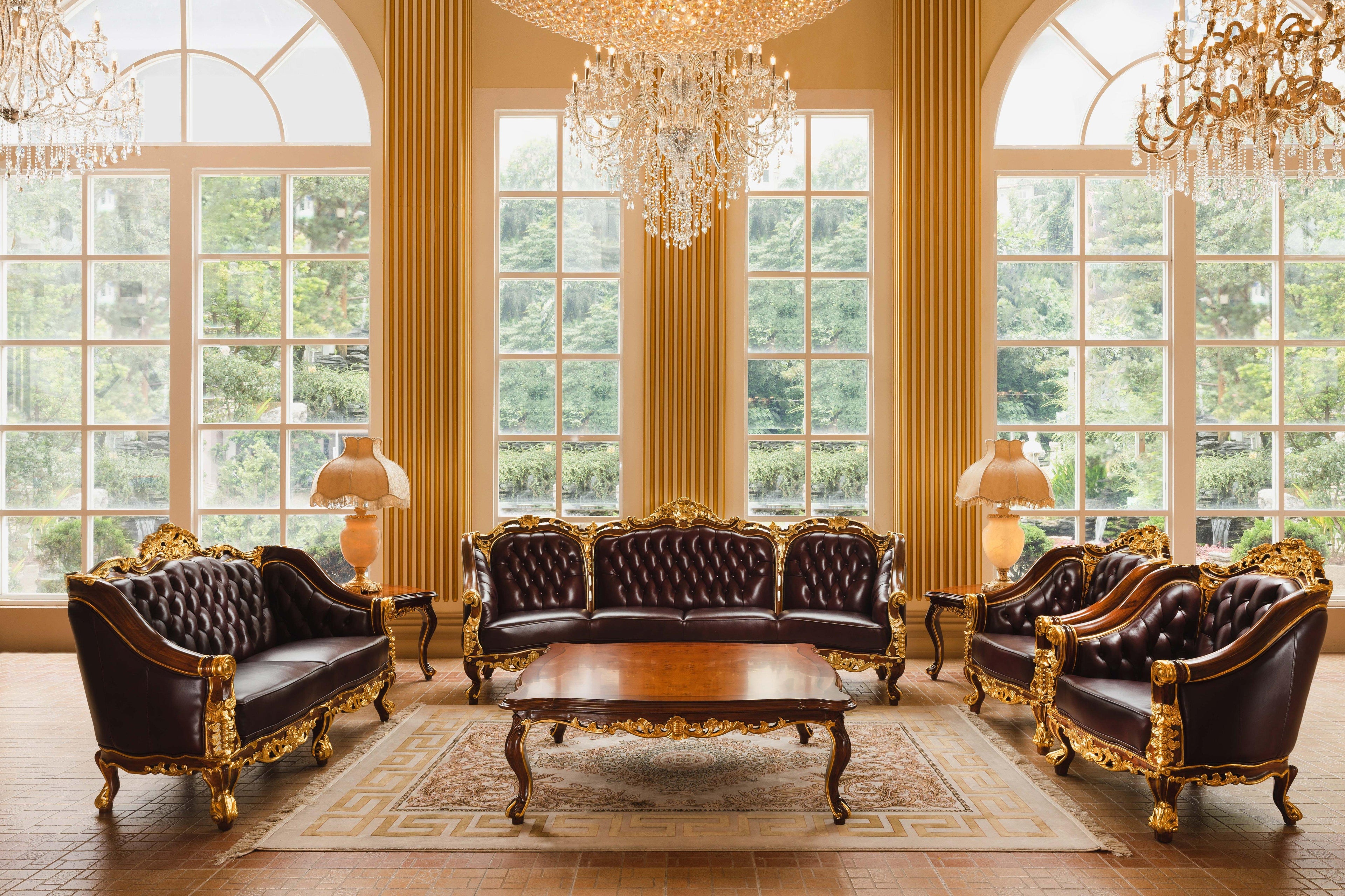 Grand Salvador 1+1+2+4 Seater Sofa Set by Emperor Palace™