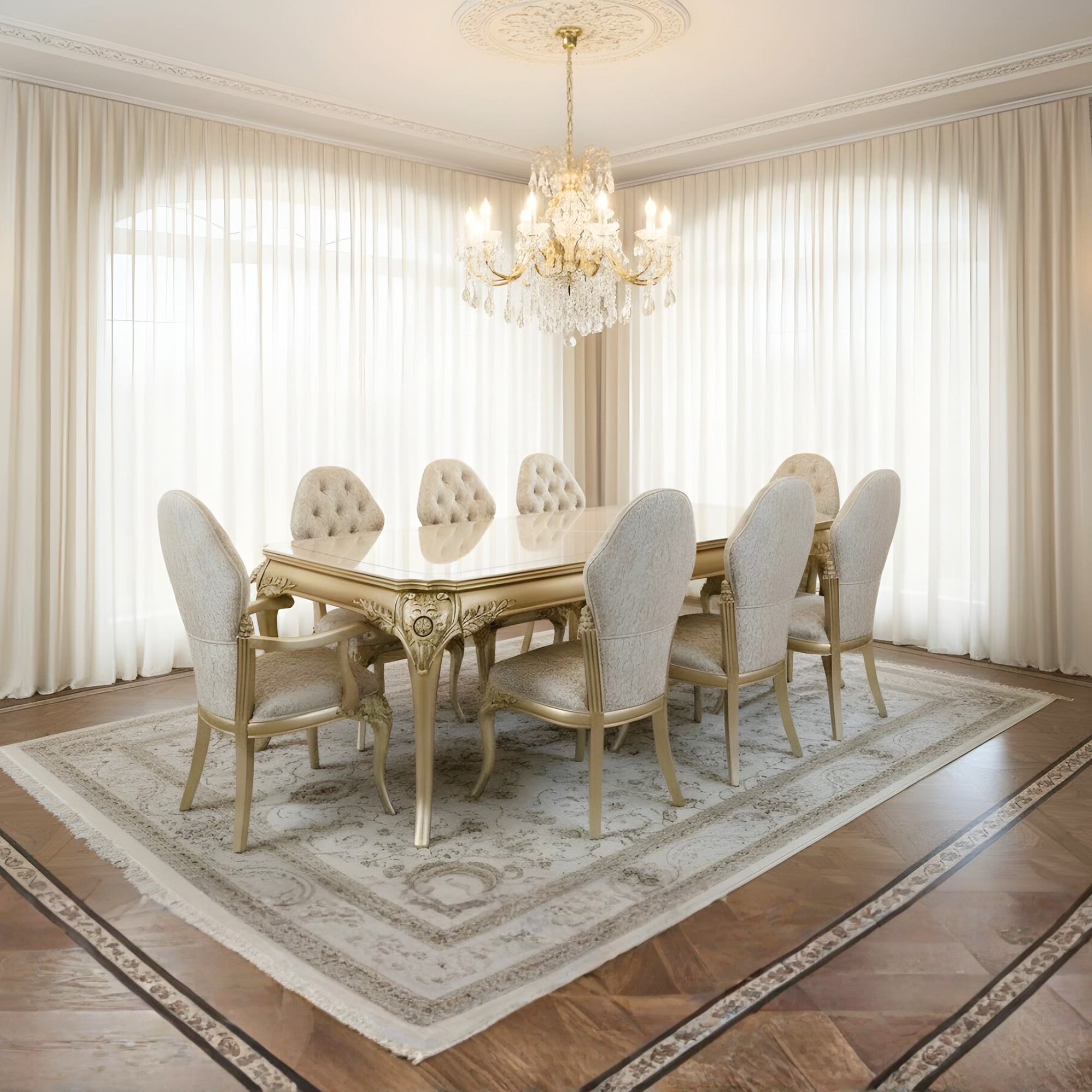 The GIULIANA 8 Seater Dining Set