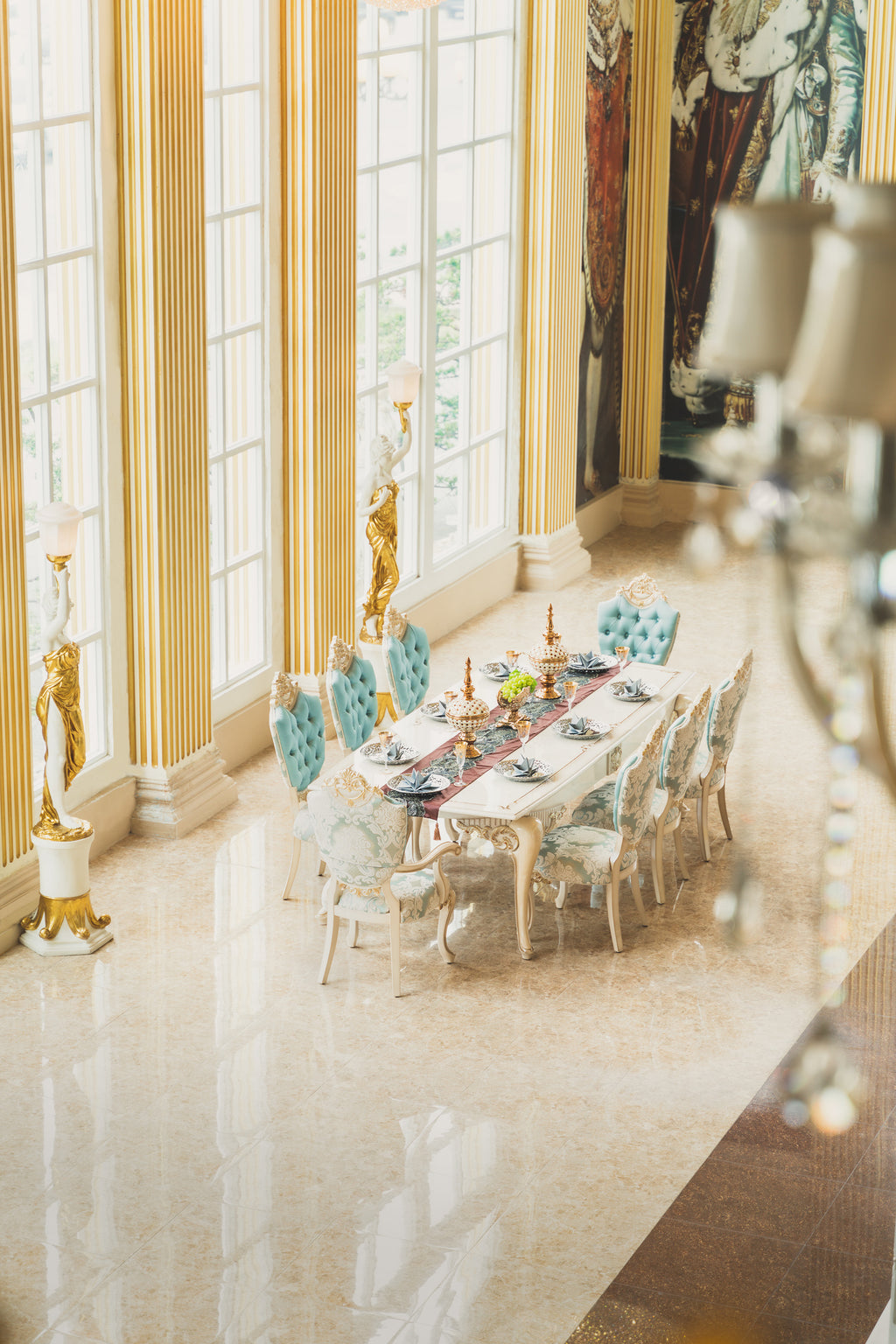 The DIANA 8 Seater Dining Set