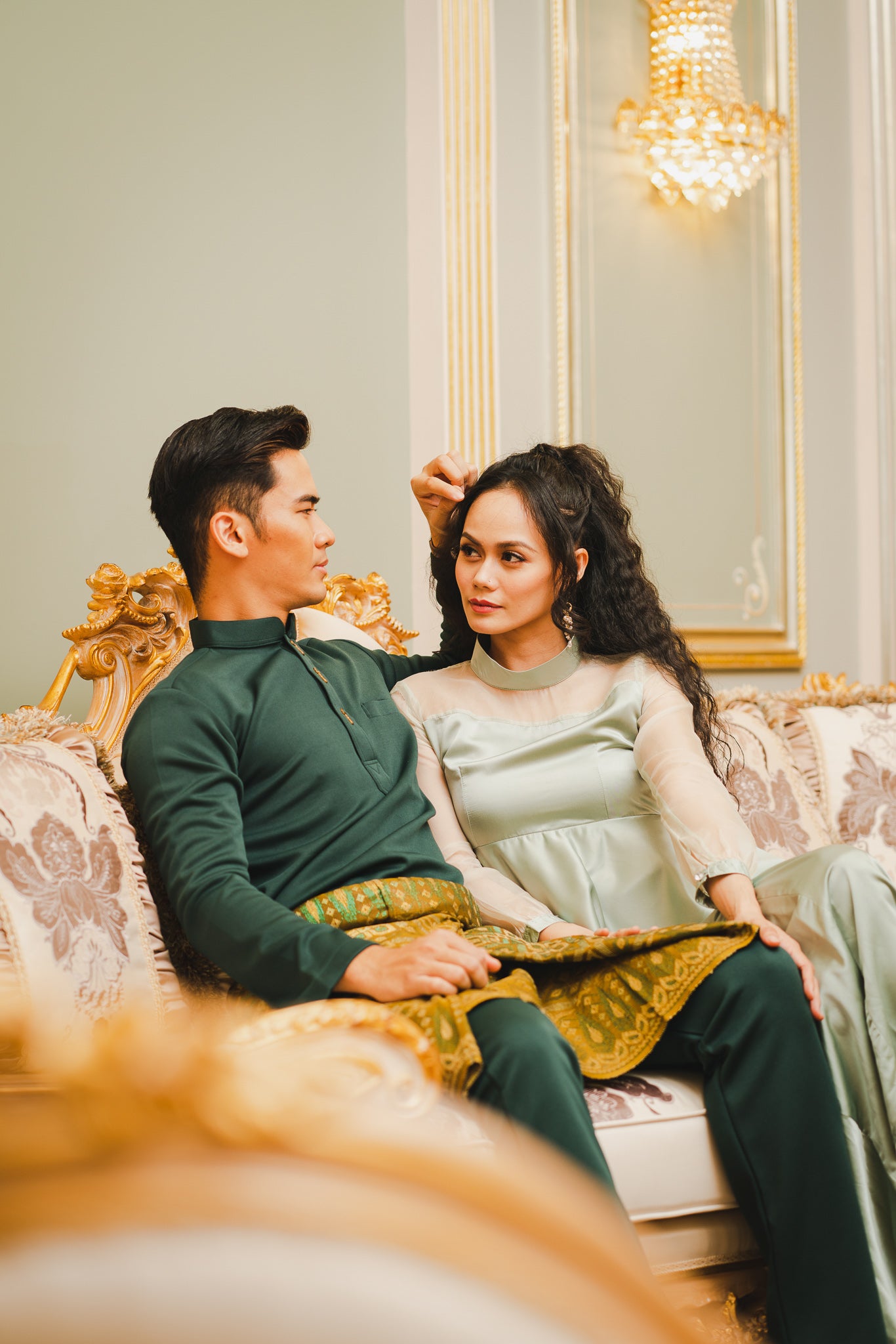 Louis XVI 1+1+2+4 Seater Sofa Set by Emperor Palace™