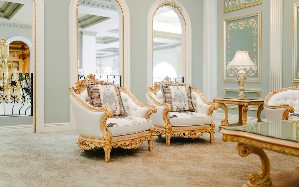 Louis XVI 1+1+2+4 Seater Sofa Set by Emperor Palace™