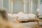 Louis XVI 1+1+2+4 Seater Sofa Set by Emperor Palace™