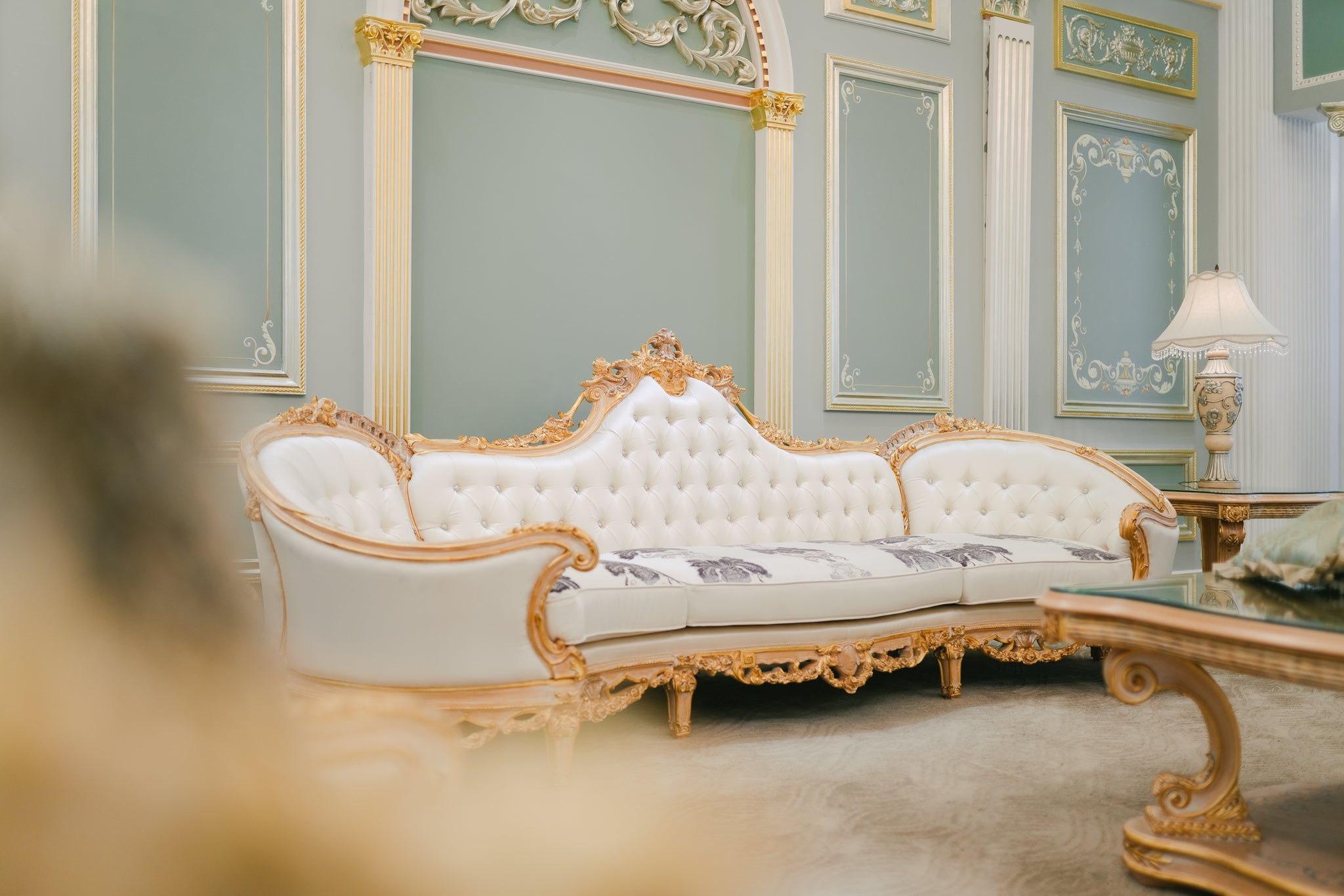 Louis XVI 1+1+2+4 Seater Sofa Set by Emperor Palace™