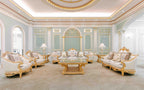 Louis XVI 1+1+2+4 Seater Sofa Set by Emperor Palace™