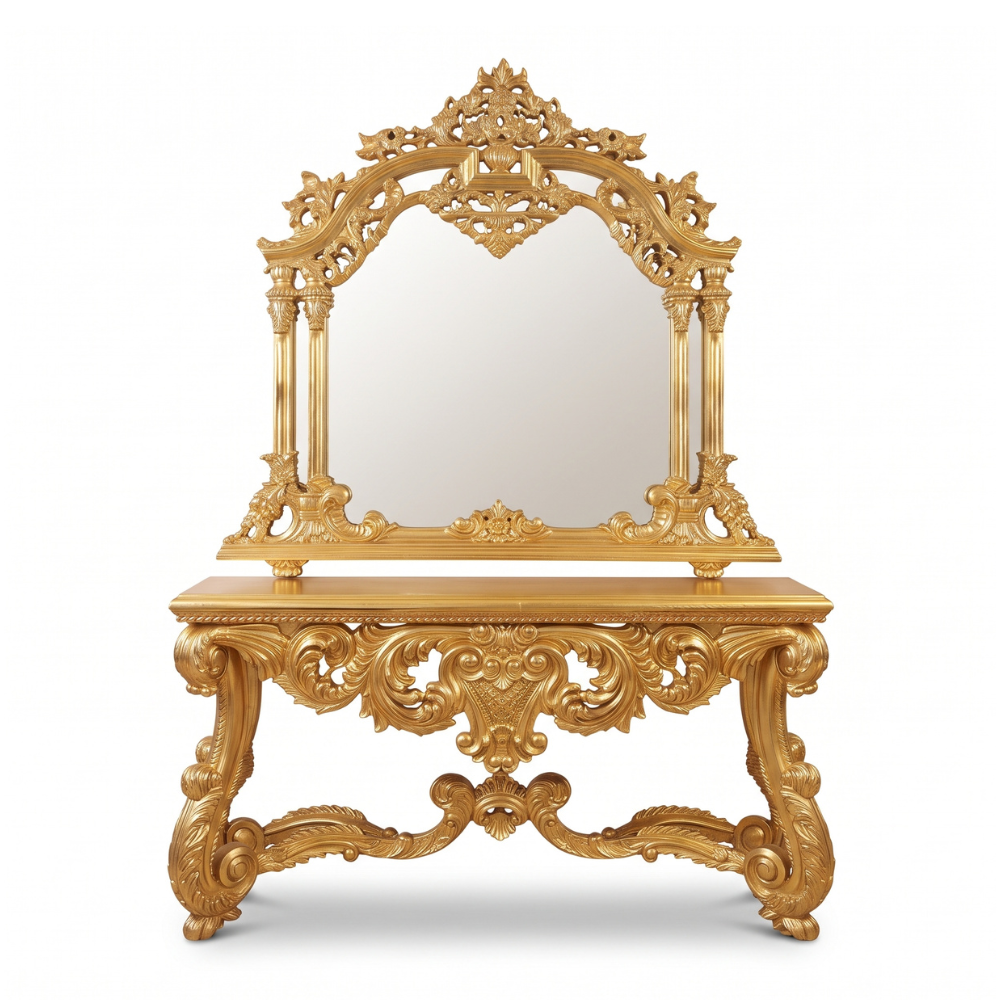 The SCARNELLI Console Table + Mirror