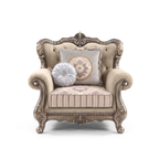 The MYRCELLA Victorian Living Room Concept with Marble Tabletop