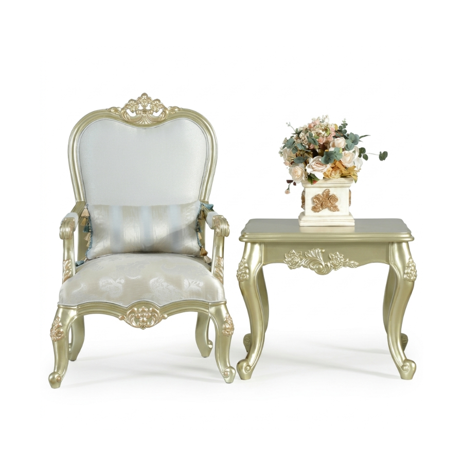 STEFANO Armchair + Side Table