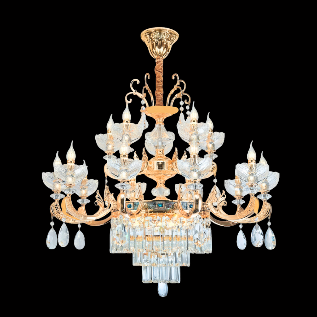 LUMINA 16+12+8+5 Chandelier (4-tier)