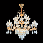 LUMINA 16+12+8+5 Chandelier (4-tier)
