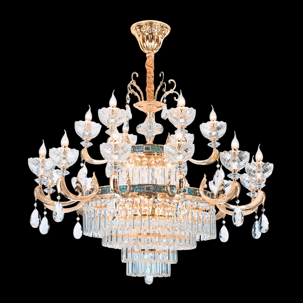LUMINA 16+12+8+5 Chandelier (4-tier)