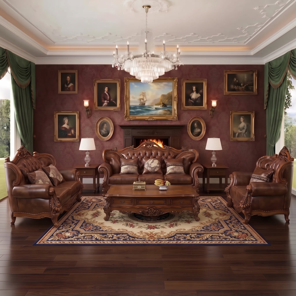 The Grand Magnus 1+2+3 Seater Sofa Set