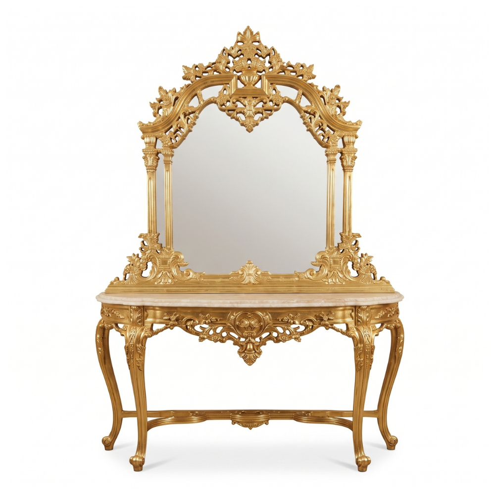The Messinian Console Table + Mirror