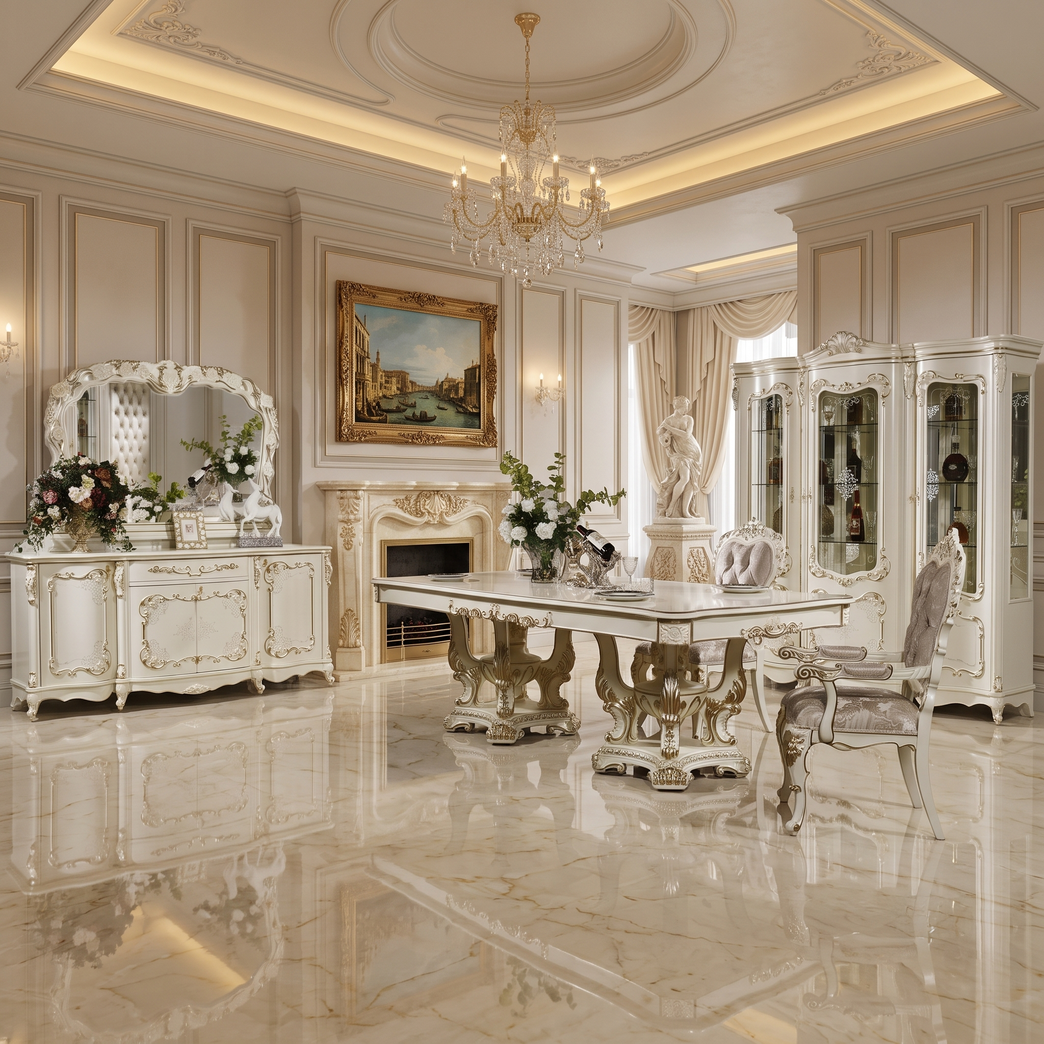 Amelina Dining Set