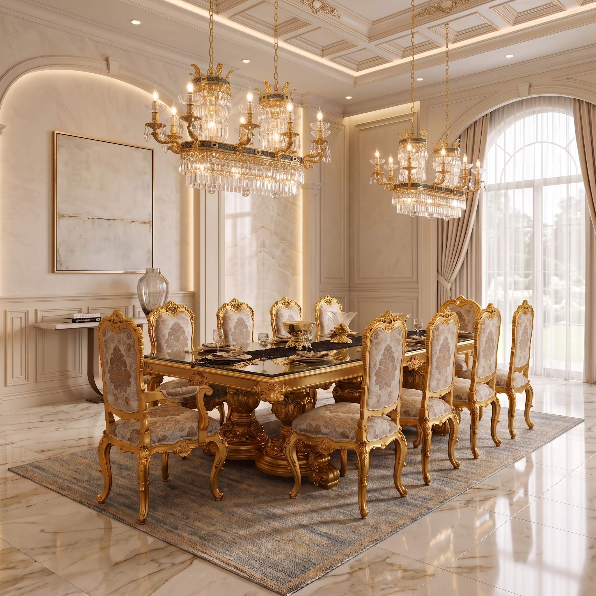 The ANASTASIA 10 Seater Dining Set