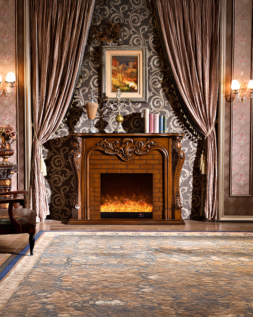 ARTHUR English-style Fireplace