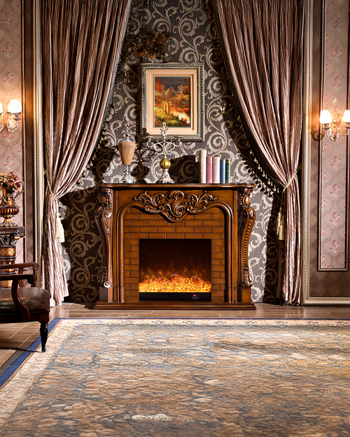 Fireplace Styles インテリア　洋書 ARTHUR English-style Fireplace – Emperor Palace