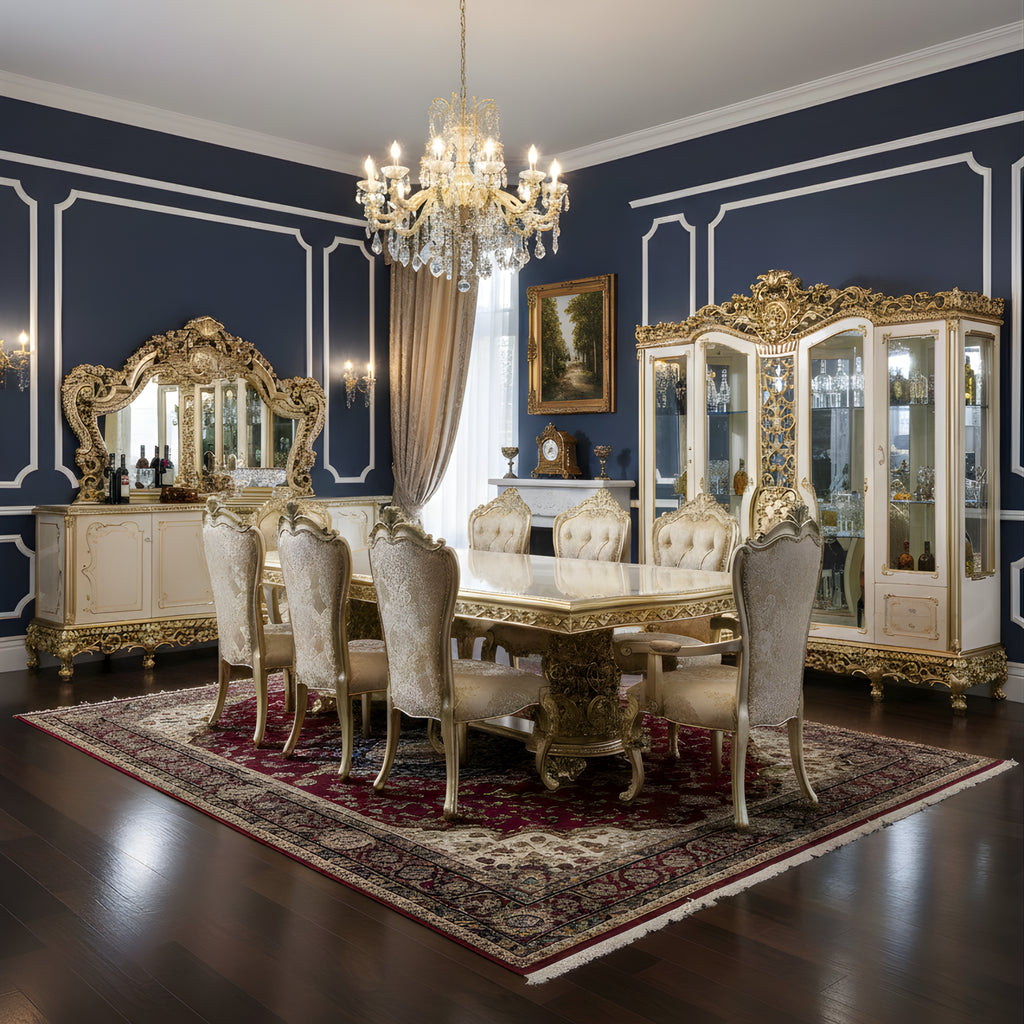 The BAROCCI 8 to 10 Seater Dining Set