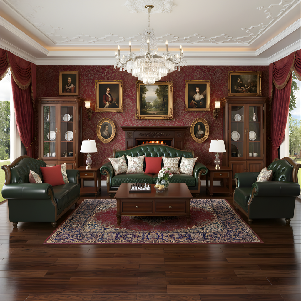 The CANTERBURY Chesterfield Sofa Set