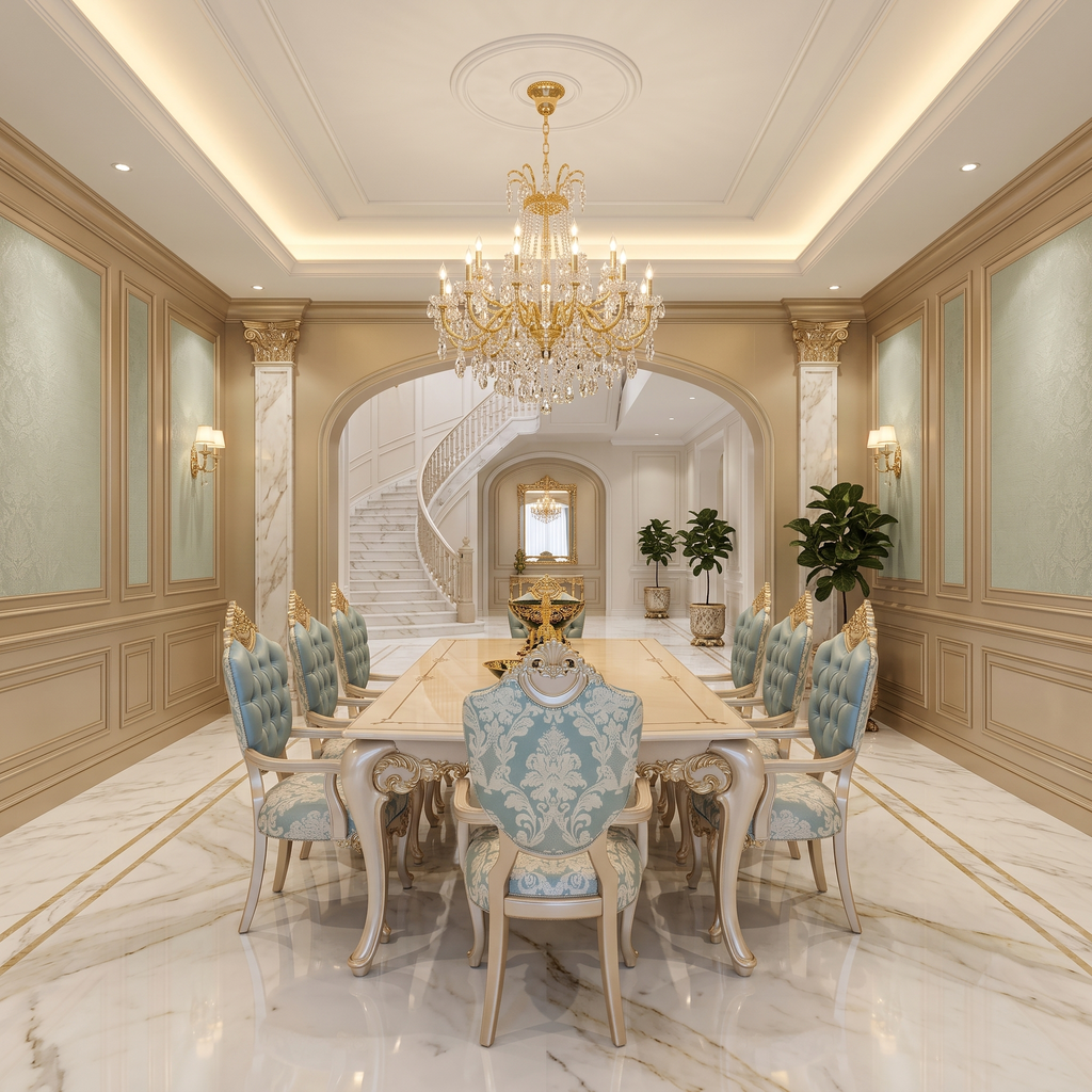 The DIANA 8 Seater Dining Set