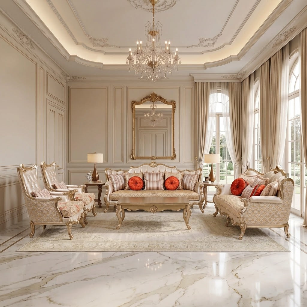 The FIORENTINO Neoclassic Living Room Concept