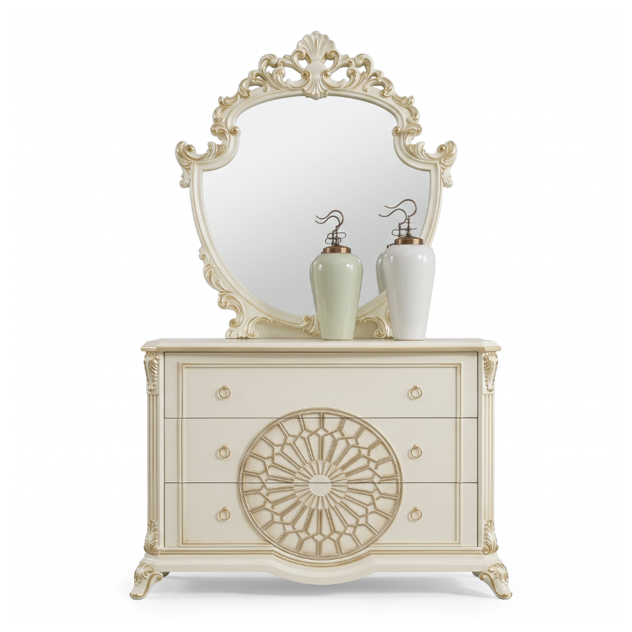 The ISABELLA King-sized Bed + 2 Side Tables