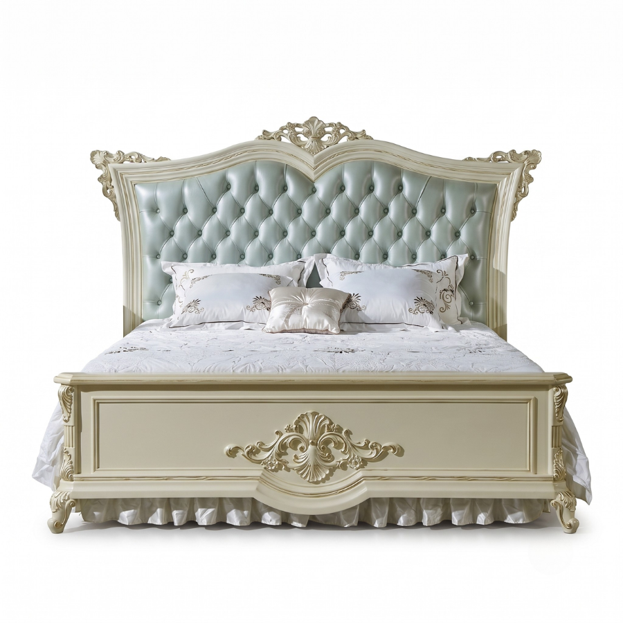 The ISABELLA King-sized Bed + 2 Side Tables