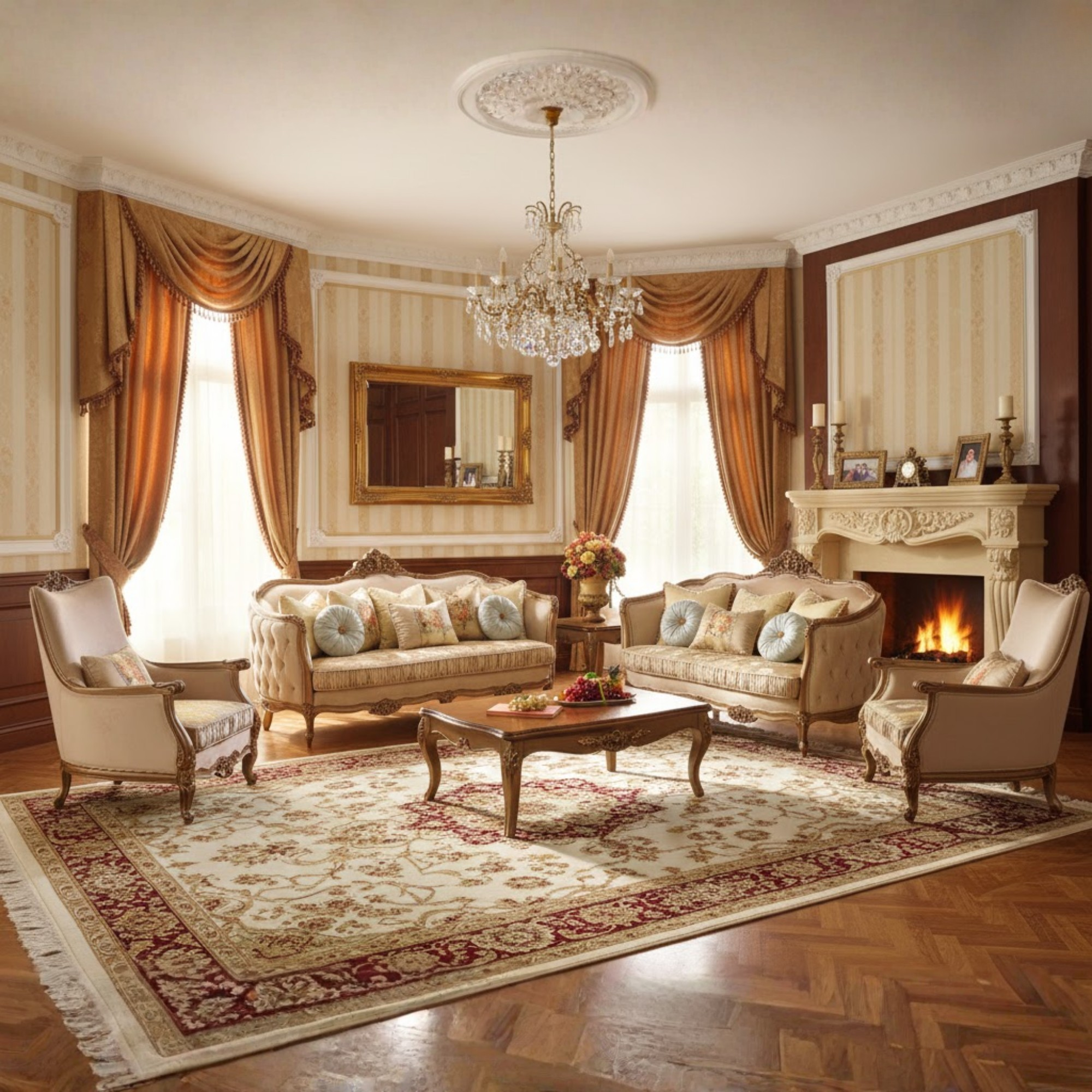 The LOUISE 1+1+2+3 Seater Sofa Set