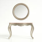 ELENA Marble Console Table with Mirror