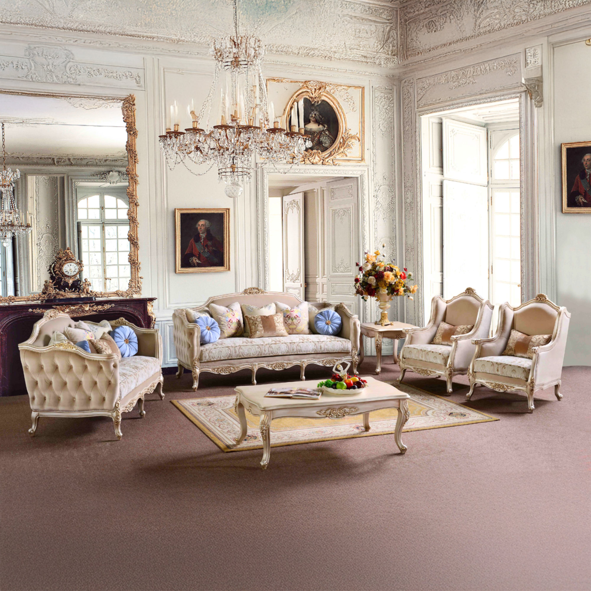 The RENEE 1+1+2+3 Seater Sofa Set