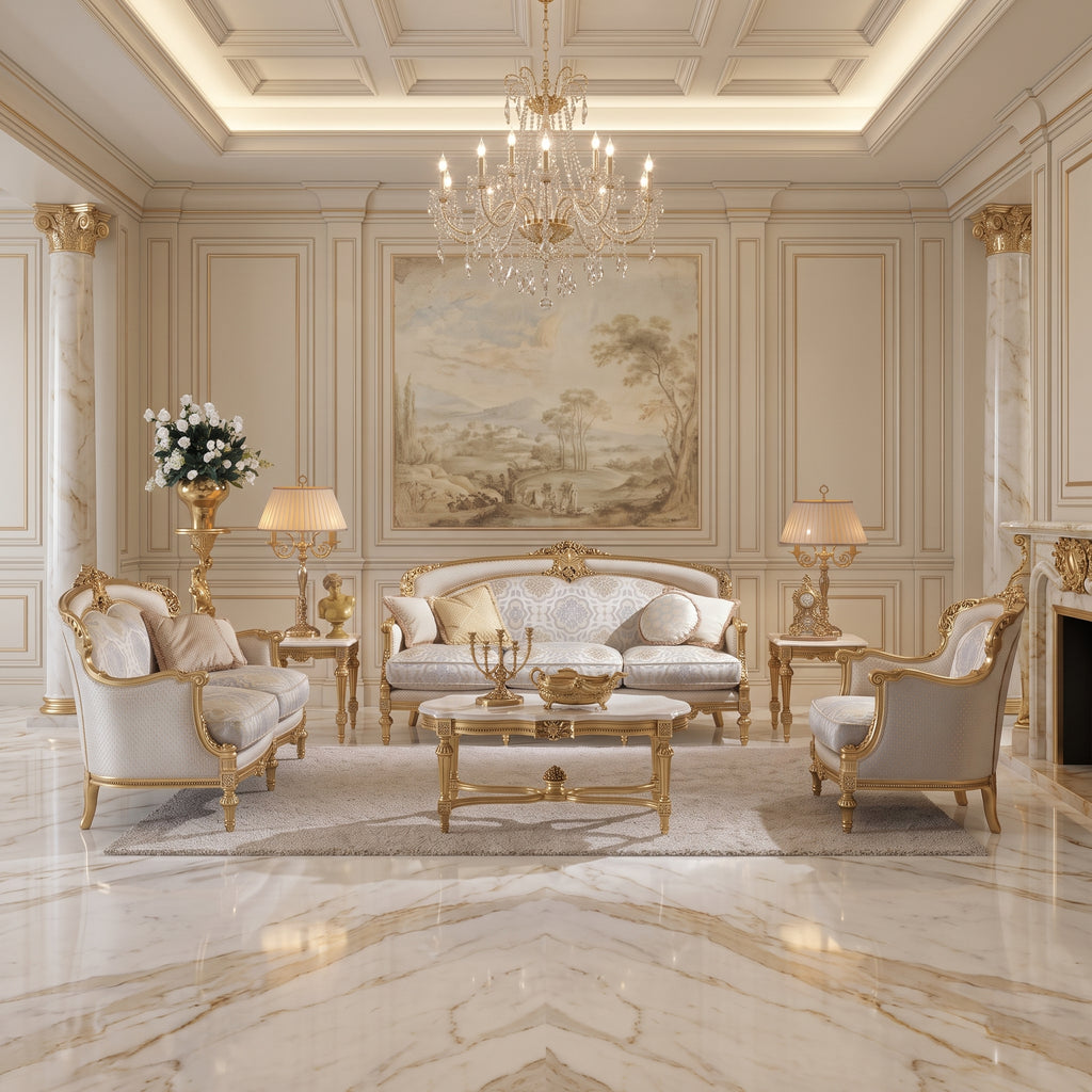 The MICHELANGELO Italian Sofa Set by Fratelli Origgi